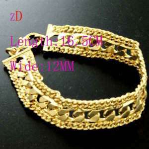 Hf109 10g Elegant 18K Yellow Gold Plated Chain Bracelet  