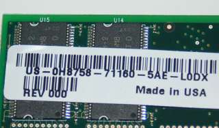 Poweredge TopSpin Infiniband PCI X 128MB HCA 10GB H8758  