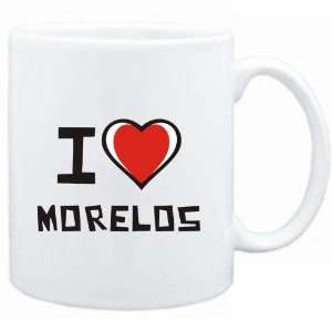  Mug White I love Morelos  Cities