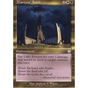  Magic the Gathering   Martyrs Tomb   Apocalypse   Foil 