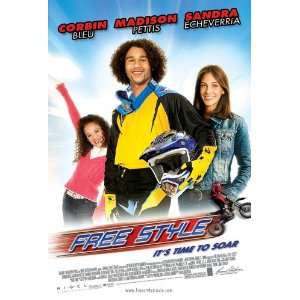  FREE STYLE (minor imperfections) 27X40 ORIGINAL D/S MOVIE 