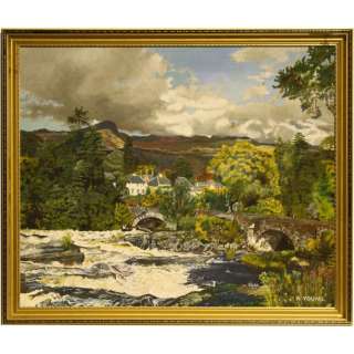 Falls of Dochart Scottish Highlands Killin Oil Painting  