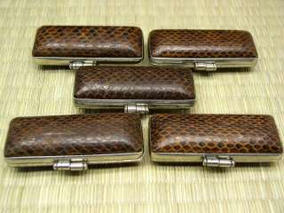   Case made from Leather of Animals 5 pieces Stamp Seal 11201  