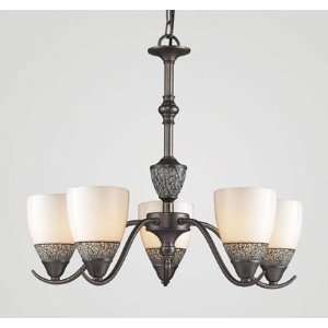   ELK Chandelier Diamante 537 5DR WHC By Elk Lighting