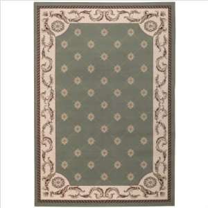   Green Augusta Collection Rug   3ft 9in X 5ft 9in