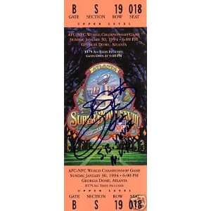  1994 Super Bowl XXVIII EMMITT SMITH Autograph Ticket x 