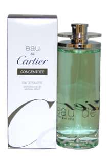 Eau de Cartier Concentree by Cartier for Men   6.75 oz EDT Spray 