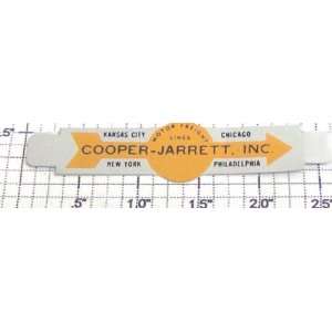  Lionel 600 6810 6430 Cooper Jarrett Name Plate Automotive