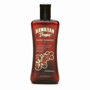 Hawaiian Tropic Dark Tanning Oil Original 8 oz  12 pack  