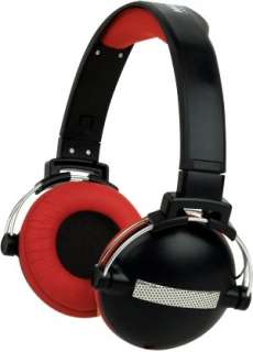   Round Retro Headphones   Urban Beatz Black/Red by Merkury Innovations