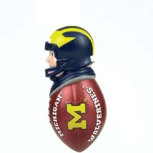   Michigan Wolverines Ncaa Magnet Team Tackler Ornament (3) Sports