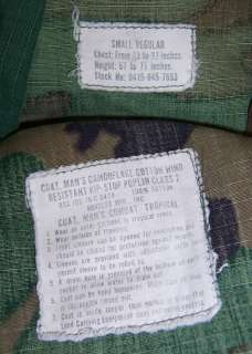 Original Vietnam USMC ERDL Camo Shirts 1 Green ML and 2 Brown Types 