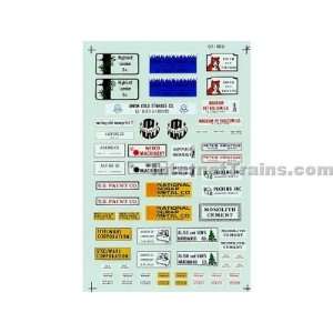   & Commercial Decal Set   Industrial Names 1960 80 Toys & Games