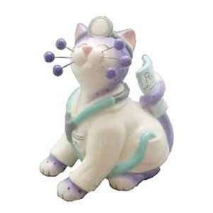  WhimsiClay Cat   Dr Bell Catwell