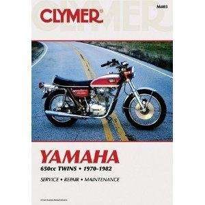  Clymer Yamaha Twins 650cc Manual M403 Automotive