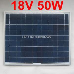 18V 50W solar panel solar pv module power panels charge 12v battery 