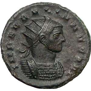 AURELIAN w SOLDIER w Victory and spear 272AD Ancient Authentic Rare 