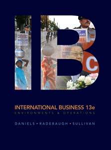 International Business 13E Daniels 13th Edition 2011 9780132128421 