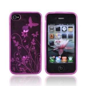 BUTTERFLY Design Protector Silicon Cover Case W/SCREEN PROTECTOR FILM 