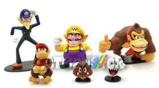 6pcs Super Mario Bros New Figure Toy Doll/MS1493  