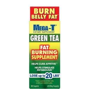 Mega T Green Tea Fat Burning Supplement    90 ct. (Quantity of 3)