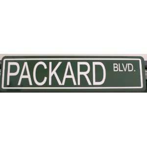 PACKARD BLVD. STREET SIGN Automotive