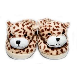  The Babymio Collection ChiChi the Cheetah Slippers, Ivory 