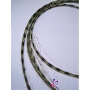  3 Synthetic Faux Feather Hair Extensions 15 with Bonded Tips 