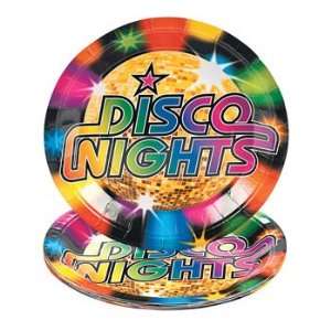   Disco Party Dinner Plates   Tableware & Party Plates Toys & Games