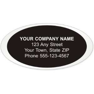  Oval Advertising Labels Gloss Paper, 3 x 1.5 Office 