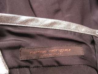 1685 Narciso Rodriguez Dress Silk 40 4 S Gray #00055P  