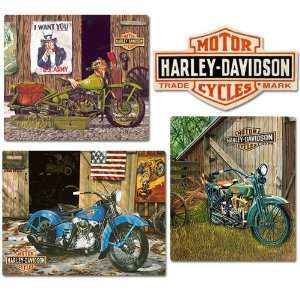  Harley® Freedom Four Piece Metal Sign Set