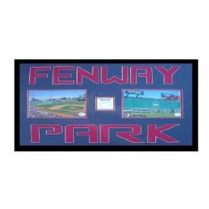  Park Game Used Base Includes Two 8 x 10 Photographs in a 26 x 