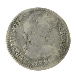 1781 FF   Smanish Mexico   Real 1 R   Silver   Coin   SKU# 3556  