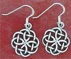 Dazzling Silver Earrings Intricate Celtic Knot