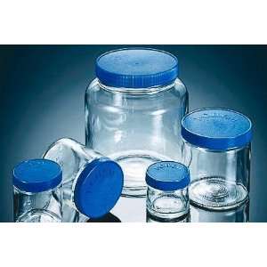   Chem Short Wide Mouth Clear Glass Jars and Bottles, 200 series; 125mL