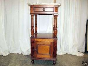 Nice Late 1800 Pine Bedside Cabinet From Holland  