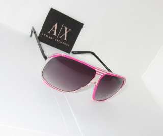 Gafas de sol sombreadas gris rosado cristalino de intercambio AX183/S 