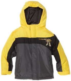  Transformers Boys 2 7 Bumblebee Puffer Jacket Clothing