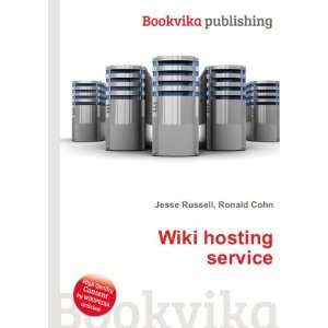  Wiki hosting service Ronald Cohn Jesse Russell Books