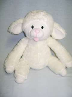 ITEM  Adorable plush 13 soft white lamb lovey by Piccolo Bambino.