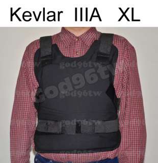 New Kevlar Bullet Proof Vest/Jacket Body Armor NIJ Level IIIA 3A 38 