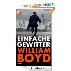 Einfache Gewitter (German Edition) William Boyd  Kindle 