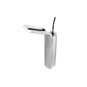 Aqua Brass Tall Single Hole Lavatory Faucet W/ Pop Up Drain 80920bk 