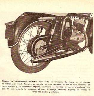 MOTORCYCLE DKW ROAD TEST Germany Grand Prix Magaz 1962  