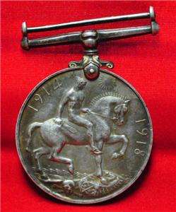 WW 1 British War Medal 1914 1918 Dress Decoration Medallion Foreign 