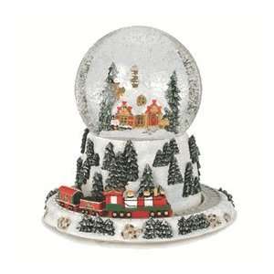  Waterford Nort Pole with Train Snowglobe