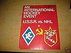 1976 Boston Bruins Vs. USSR 1976 Program Rare Bobby Orr Last Bruin 