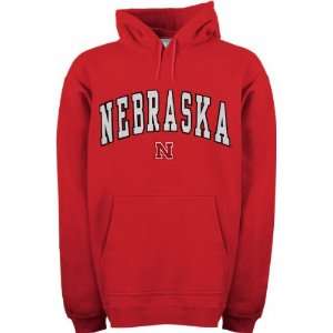 Nebraska Cornhuskers Red Mascot Hooded Sweatshirt Sports 