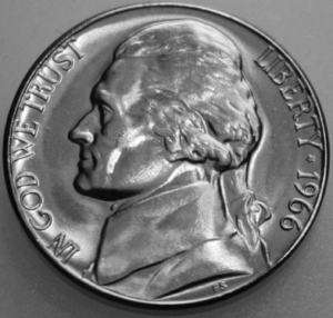 Jefferson Nickel 1966 from SMS US Coins  